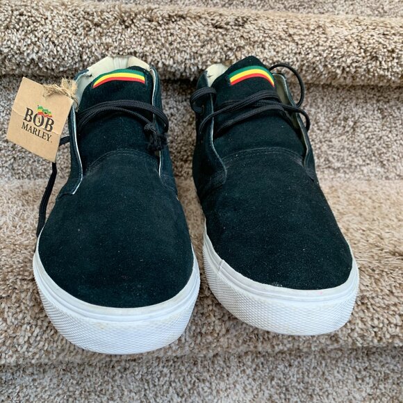 Bob Marley Legend Navy Moc Toe Leather Chukka Boots. - Picture 3 of 14